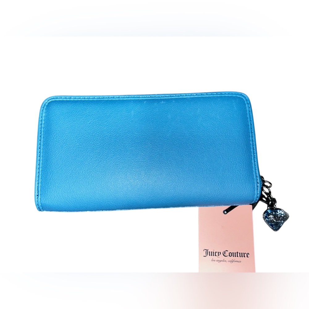 🔥4PIECE BUNDLE🔥Juicy Couture Blue Women's Bag And Wallet Set Includes Coin Pouch - Picture 6 of 12